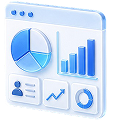 Biểu tượng bảng điều khiển thống kê BPO-HRM